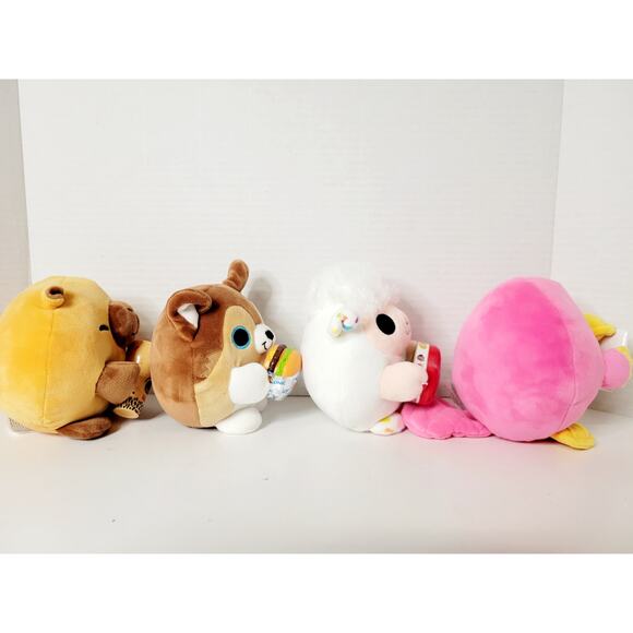 Snackles Plush Toy Lot (4) โ Limited Edition w/ Boba, Sonic, Jelly Belly, Subway - Picture 4 of 4